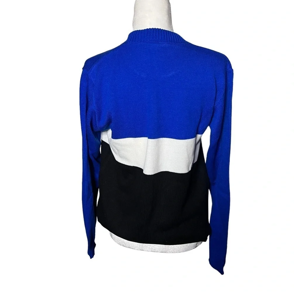 Vintage Polaris Colorblock Sweater NWT 80’s Large - Picture 2 of 5